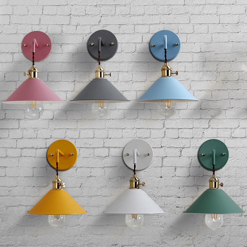 Metal Wall Mounted Lighting Industrial Style Sconce Light Fixture