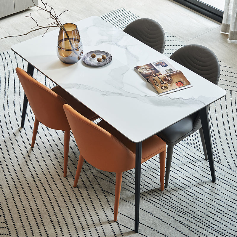 Contemporary Armless Dining Chairs Upholstered Dining Side Chair