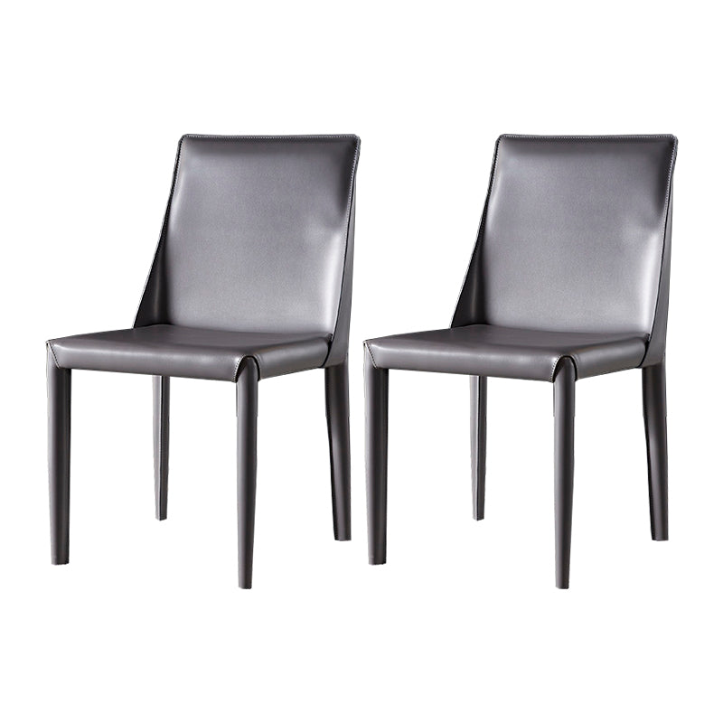 Faux Leather Dining Side Chair Contemporary Dining Room Chair
