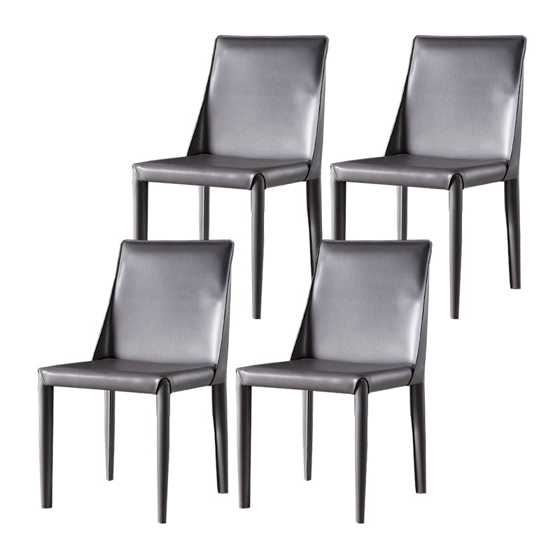 Faux Leather Dining Side Chair Contemporary Dining Room Chair