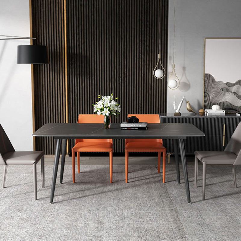 Faux Leather Dining Side Chair Contemporary Dining Room Chair