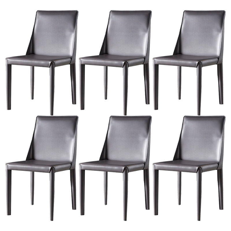 Faux Leather Dining Side Chair Contemporary Dining Room Chair