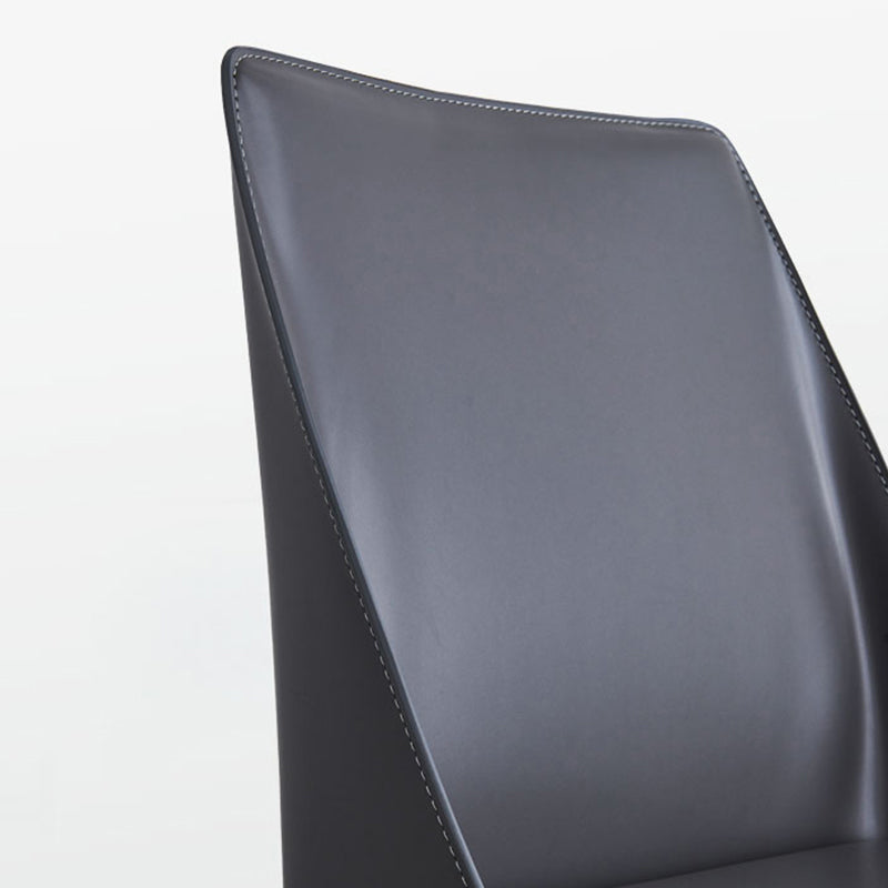 Faux Leather Dining Side Chair Contemporary Dining Room Chair