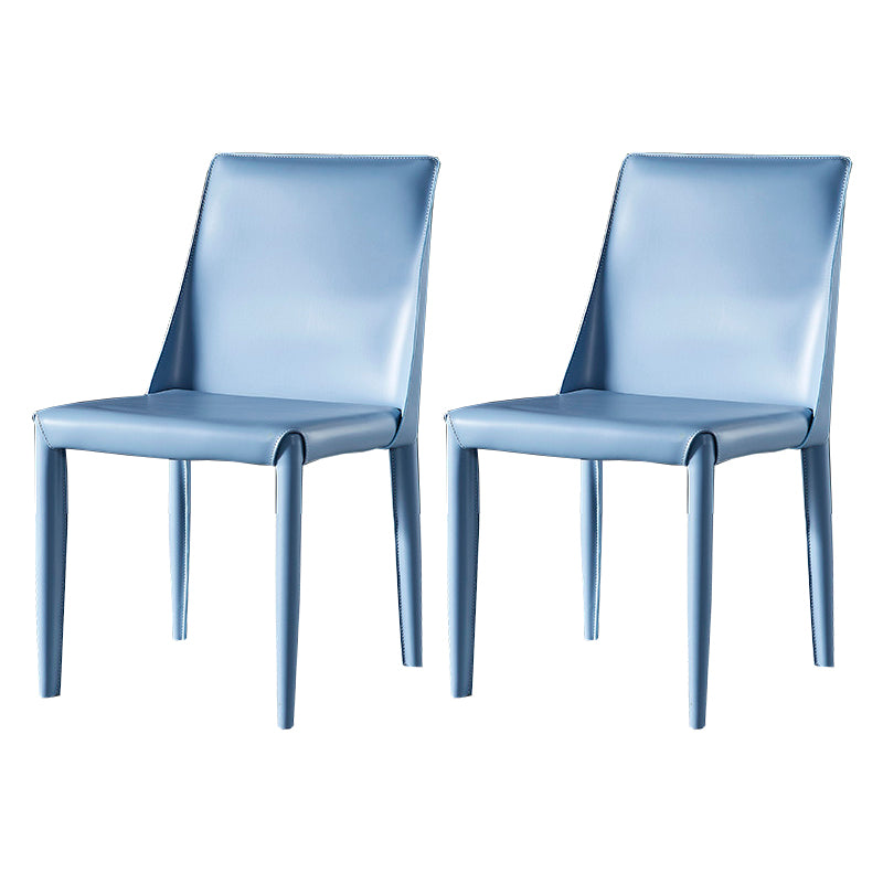 Faux Leather Dining Side Chair Contemporary Dining Room Chair