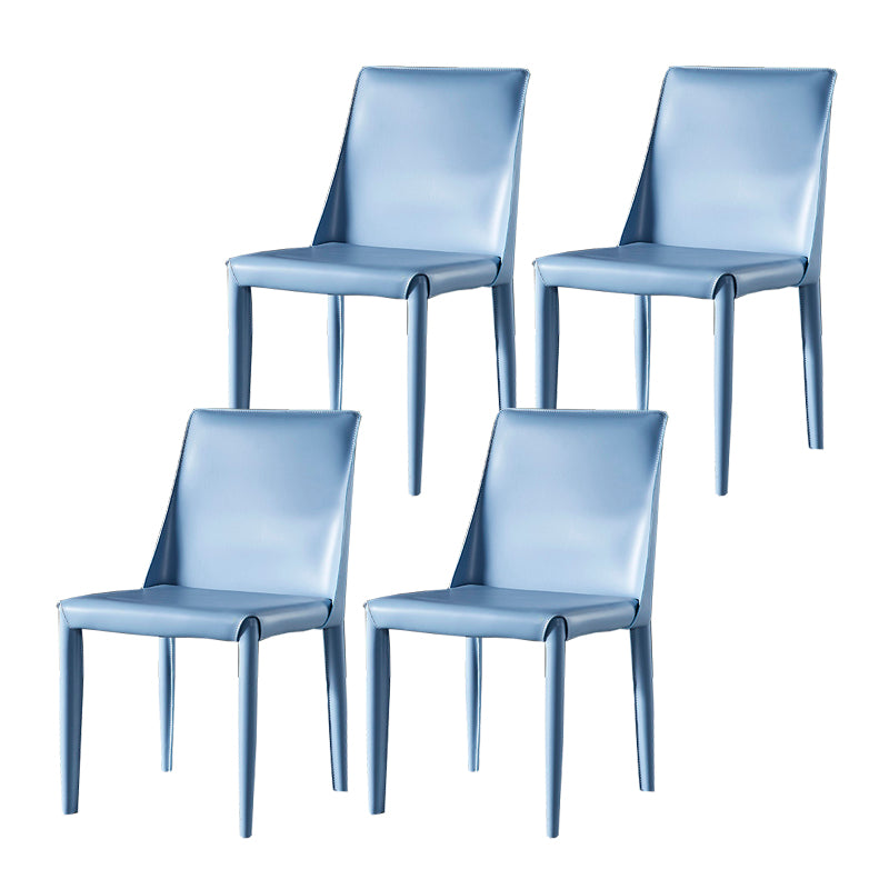 Faux Leather Dining Side Chair Contemporary Dining Room Chair