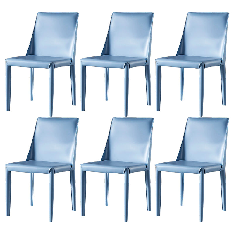 Faux Leather Dining Side Chair Contemporary Dining Room Chair