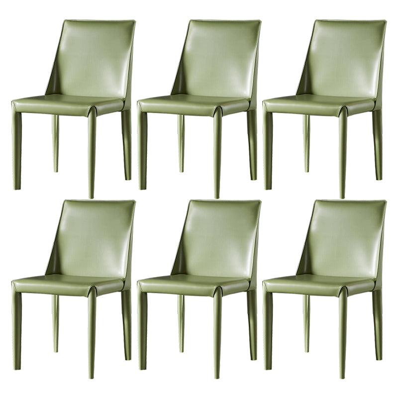 Faux Leather Dining Side Chair Contemporary Dining Room Chair