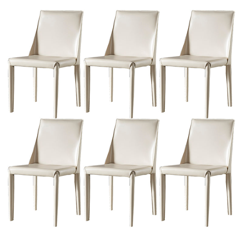 Faux Leather Dining Side Chair Contemporary Dining Room Chair