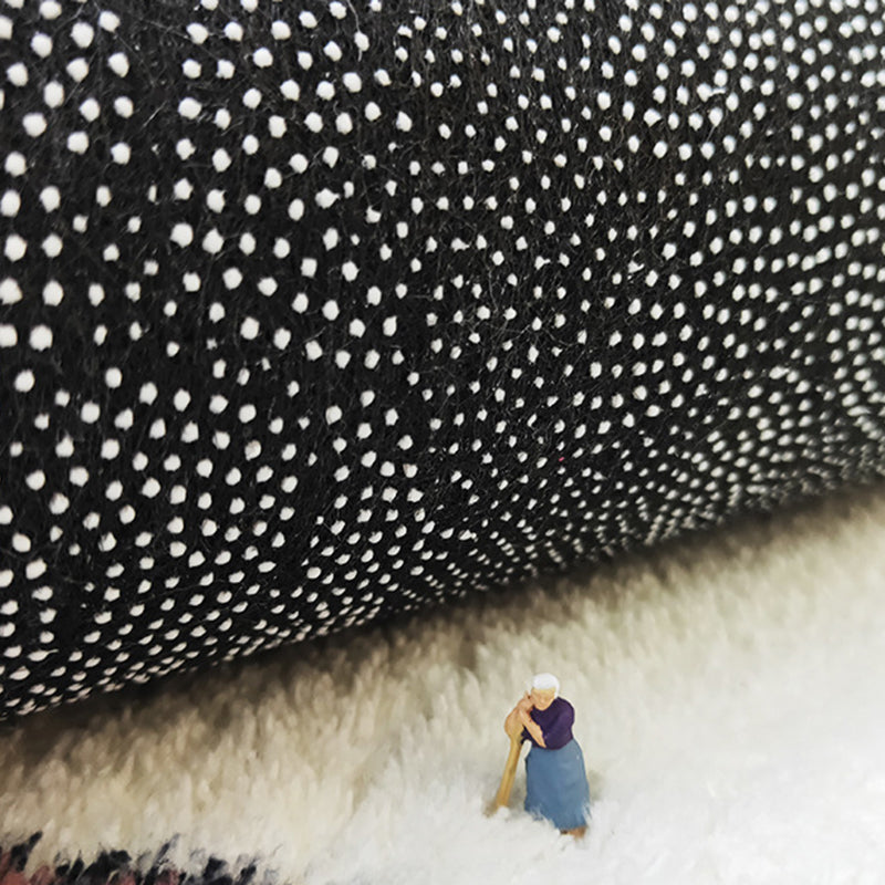 Minimalist Deck Pattern Rug Polyester Carpet Non-Slip Backing Area Rug for Living Room