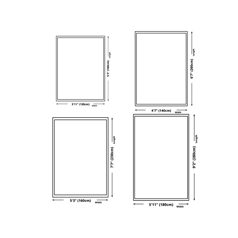 Minimalist Deck Pattern Rug Polyester Carpet Non-Slip Backing Area Rug for Living Room