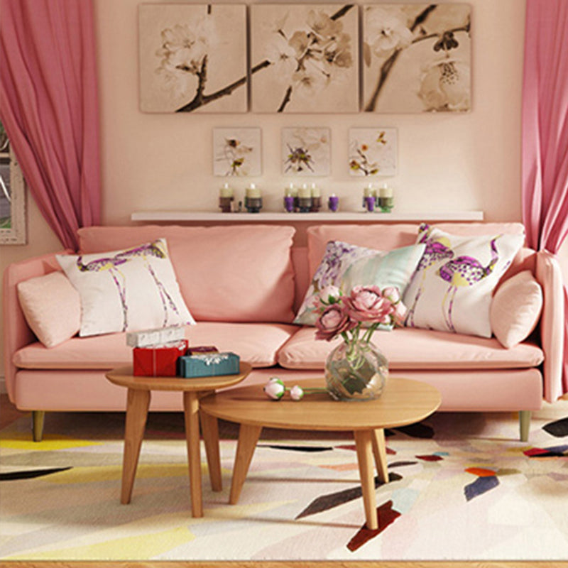 Contemporary Cushions Standard Pillow Top Arm Slipcovered Sofa