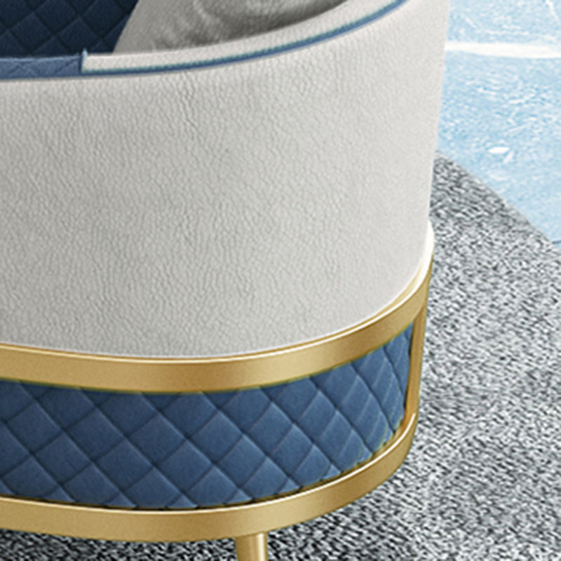 27.55" W x 29.52" H Faux Leather Sloped Arm Sofa Contemporary Standard Sofa