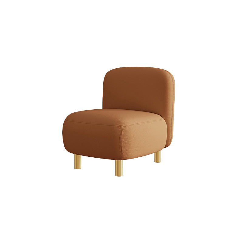 Stain Resistant Sofa Faux Leather Contemporary Standard Settee Couch