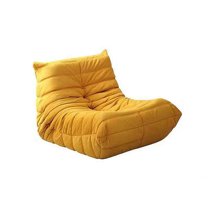 Sewn Pillow Back Accent Chair 27.5" H Armless Chair for Living Room