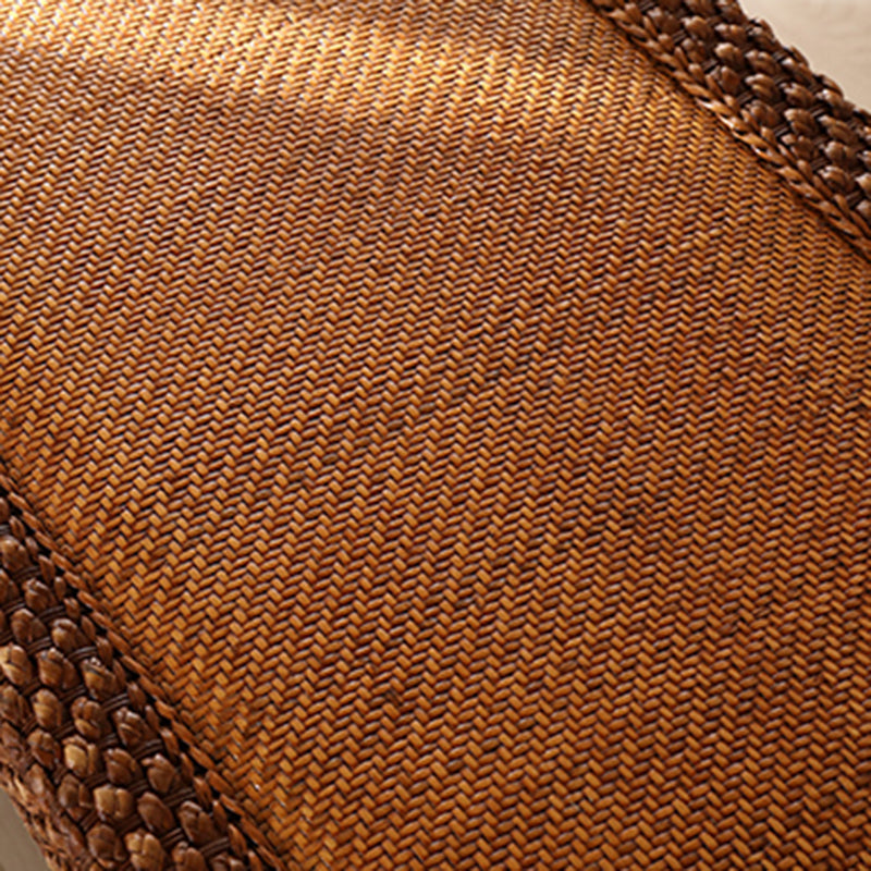 Rattan Armless Chair 19.68" L x 19.68" W Basic Four Leg Chair for Living Room