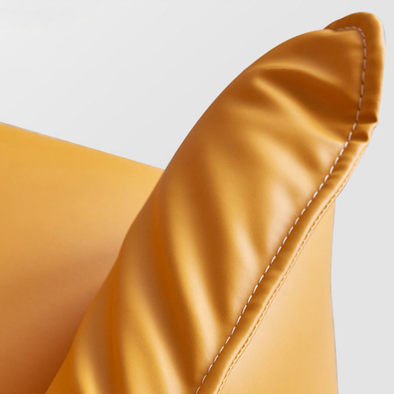 Faux Leather Arm Chair 32.28" L x 32.28" W x 29.92" H Accent Armchair for Living Room