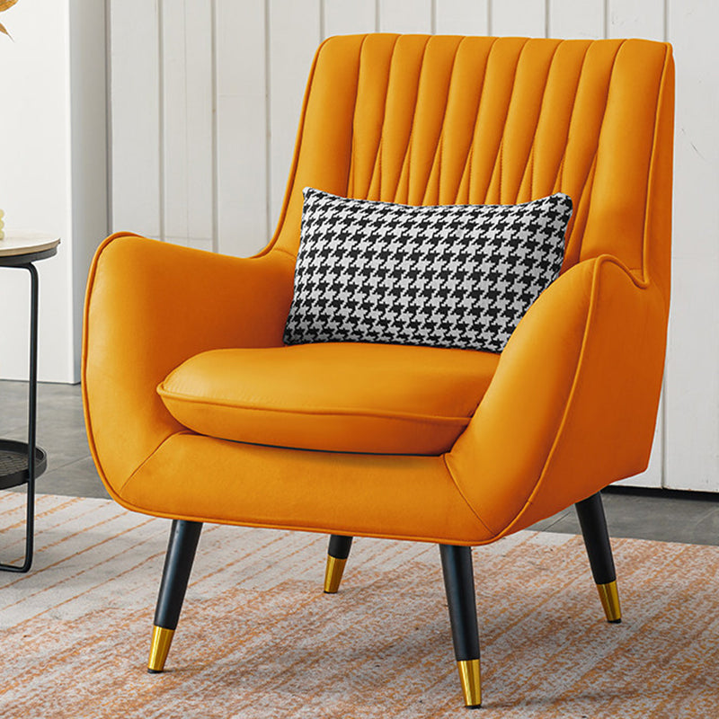 Faux Leather Chair 31.4" L x 27.5" W x 35.4" H Arms Included Chair