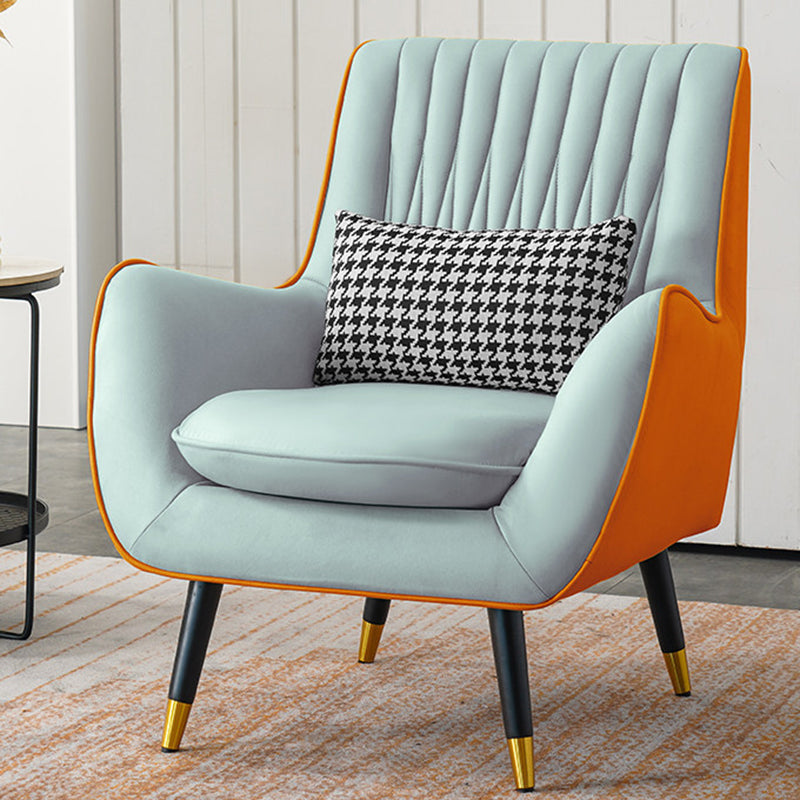 Faux Leather Chair 31.4" L x 27.5" W x 35.4" H Arms Included Chair