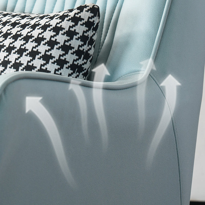 Faux Leather Chair 31.4" L x 27.5" W x 35.4" H Arms Included Chair