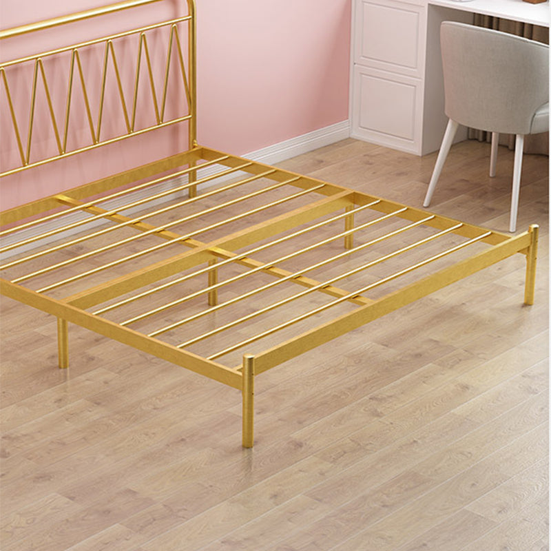 Open-Frame Metal Bed 43.30 Inch High Wire-Grid Rectangular Bed Frame