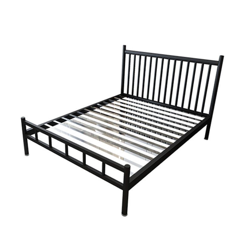 Queen Size Contemporary Metal Bed,40.15 " with Metal Legs Bed