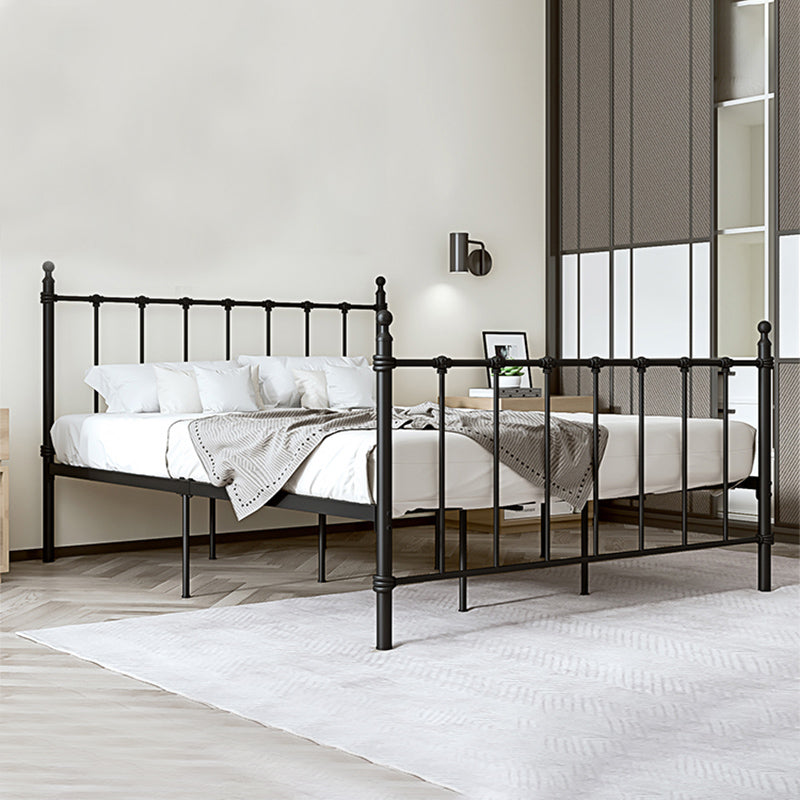 Poster Metal Bed 41 inch With Headboard and Footboard Rectangular Headboard