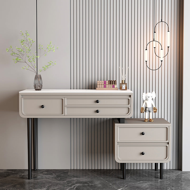 Luxurious Make-up Vanity 3/5 Drawers Stain Resistant Dresser