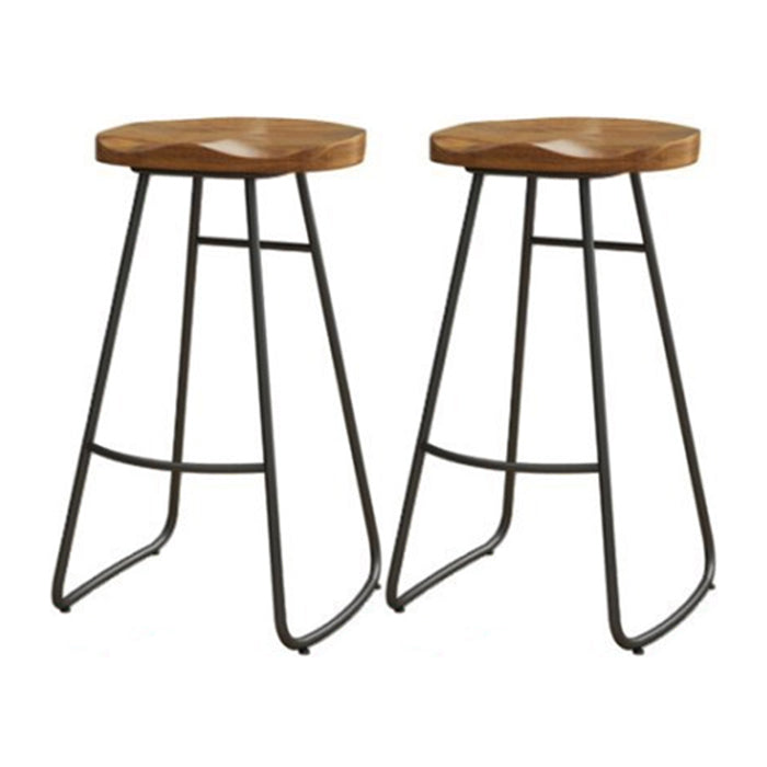 Rectangular Solid Wood Bar Table Set Industrial 1/2/5/7 Pieces Counter Table Set