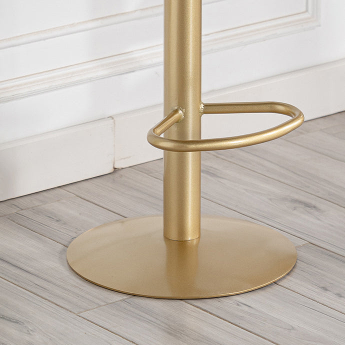 Modern 1/3 Pieces Bar Table Set Stone Counter Table with High Stools for Kitchen