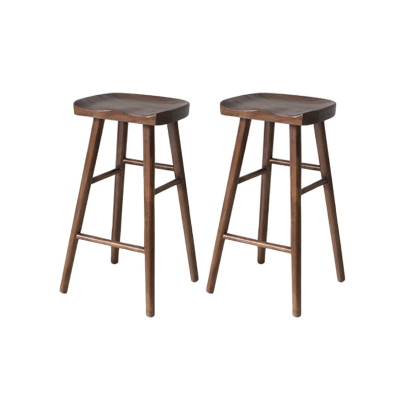 Rectangle Bar Table Set 1/2/4/5 Pcs Solid Wood Counter Height Dining Bar Table and Stools