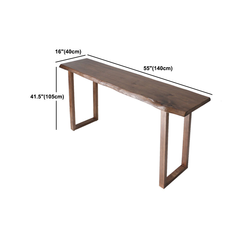 Rectangle Bar Table Set 1/2/4/5 Pcs Solid Wood Counter Height Dining Bar Table and Stools
