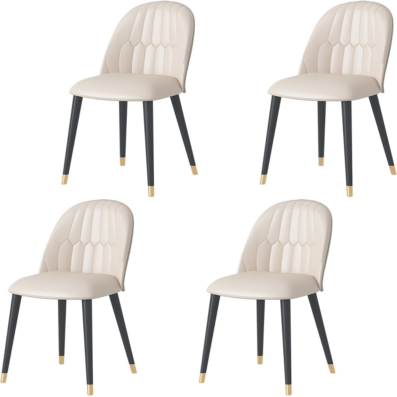 Modern 1/4/5/7 Pieces Dining Set Rectangle Black Base Dinette Set with Stone Top