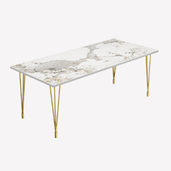 Nordic 1/5/7 Pieces Dining Set Rectangle Stone Dining Table for Kitchen Dining Room