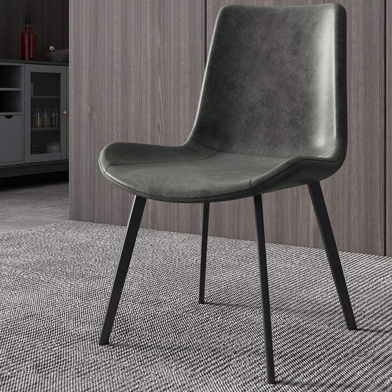 Contemporary Dining Table Set 1/4/5/7 Pcs Rectangle Dining Table with Armless Chairs