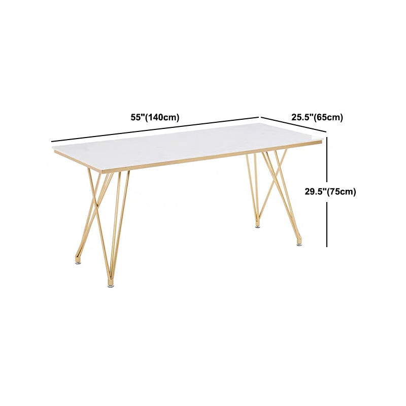 Glam 1/2/5 Pieces Dining Set Stone Top Dining Table with Chairs for Restaurant