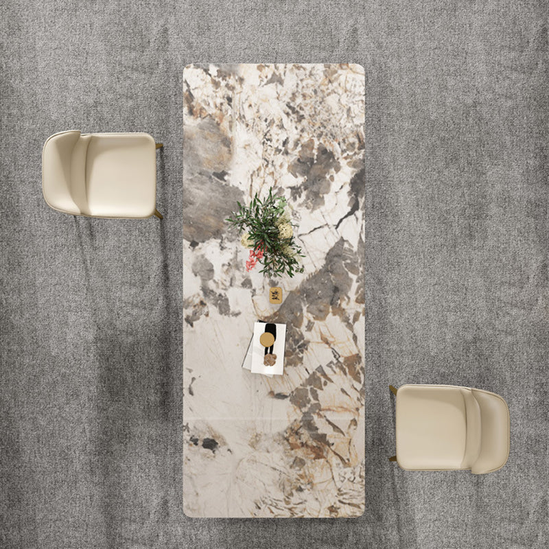 Contemporary Dining Set Stone 1/4/7 Pieces Dining Furniture for Home