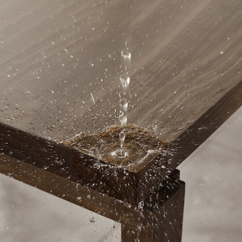 Modern 1/2/3/5 Pieces Dining Set Rectangle Double Pedestal Dinette Set in Natural