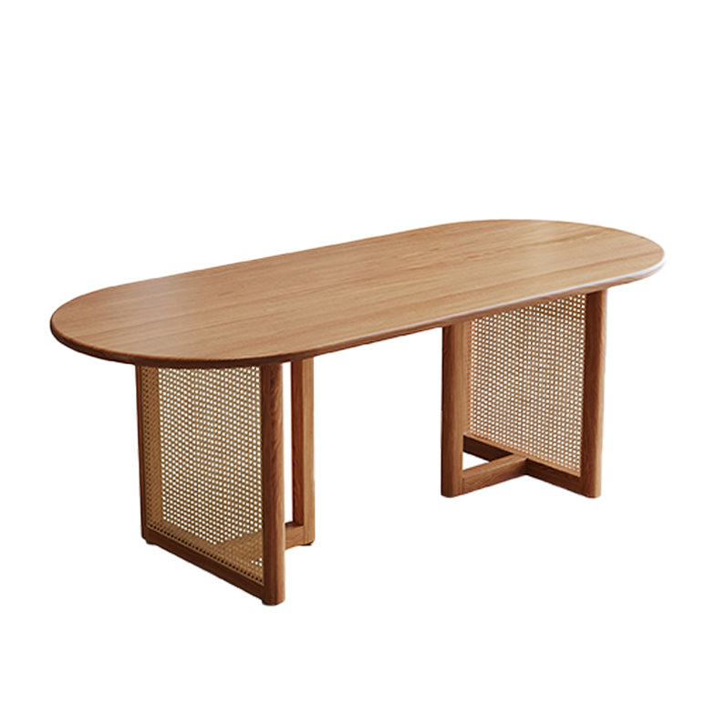 Pine Solid Wood Dining Room Collection Natural Base Modern Dining Site Table