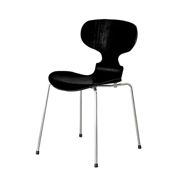 Stackable Armless Dining Chairs Contemporary Low Back Dining Side Chair