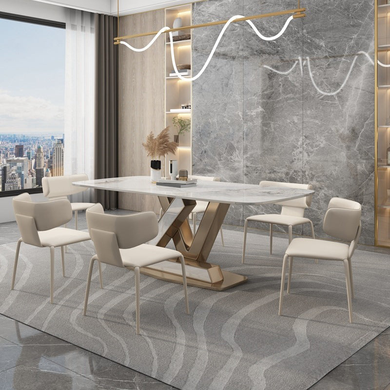 Upholstered Dining Arm Chair Contemporary Dining Room Chair for Home