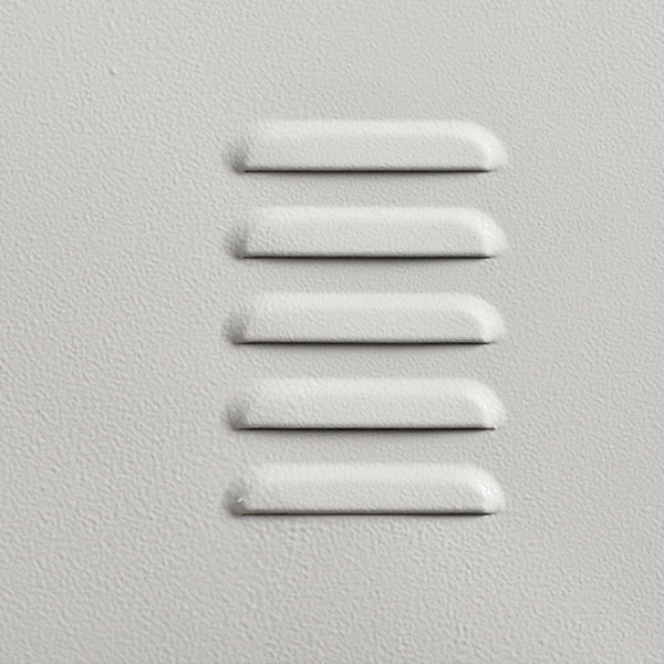 Contemporary Steel Storage Cabinet White Metal Hinged Door Cabinet