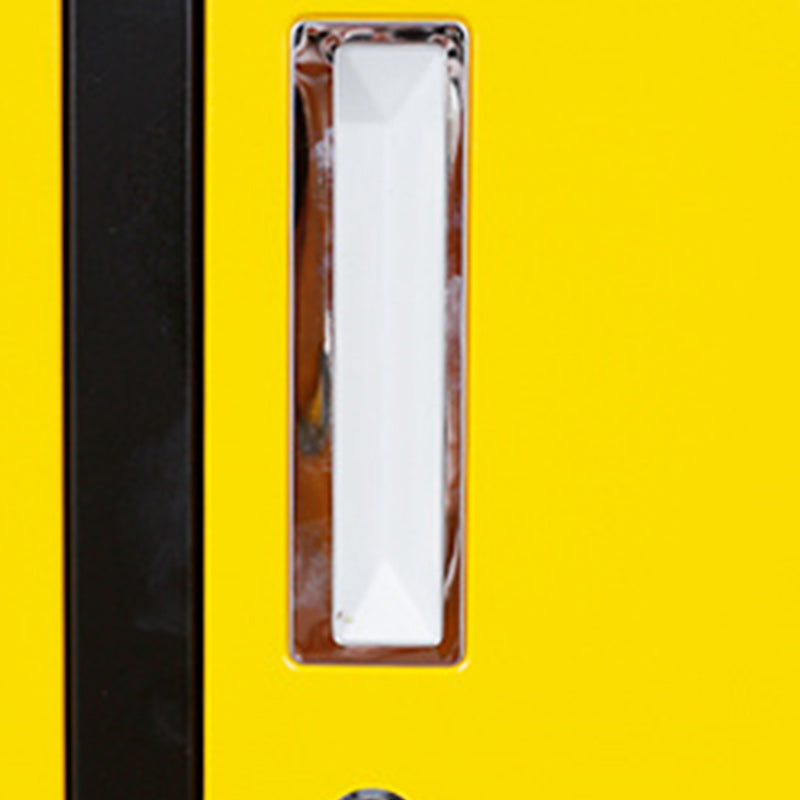 Contemporary Metal Wardrobe Cabinet With Lock Hinged Wardrobe Armoire