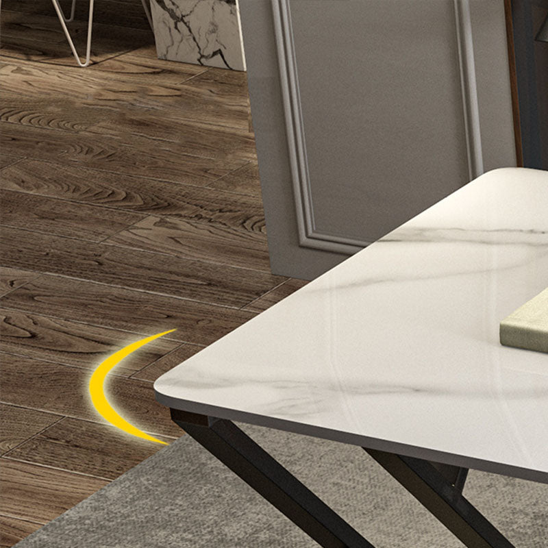 Simple Modern 30" H Desk Rectangular Sled Slate Desk for Home