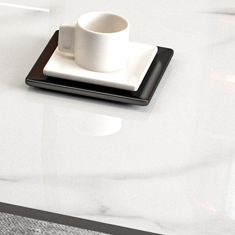 Simple Modern 30" H Desk Rectangular Sled Slate Desk for Home