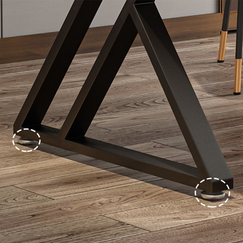 Simple Modern 30" H Desk Rectangular Sled Slate Desk for Home