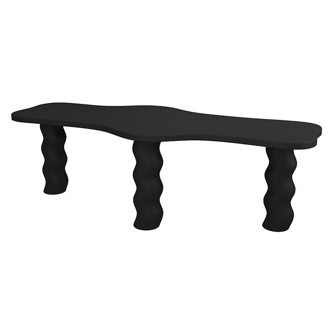 Free Form Meeting Table Home Office Solid Wood Industrial Writing Desk