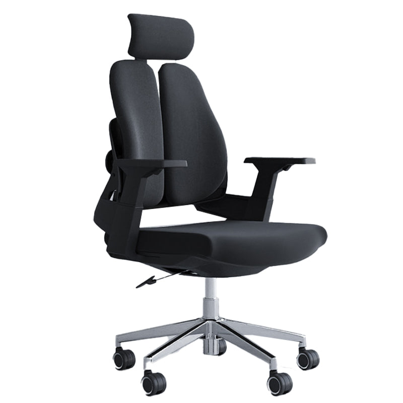 High Back Task Chair Mesh Adjustable Arm Office Chair with Headrest