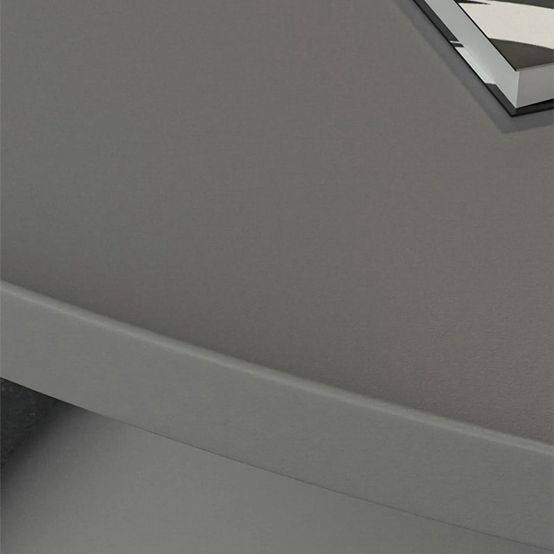 Modern Plastic Night Table Round Non-Storage 18 Inch H Bed Nightstand