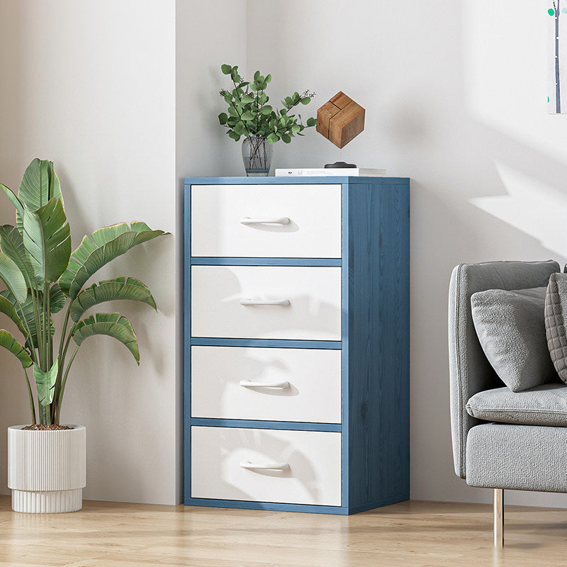 Contemporary Matte Finish Dresser Bedroom Wood Storage Chest