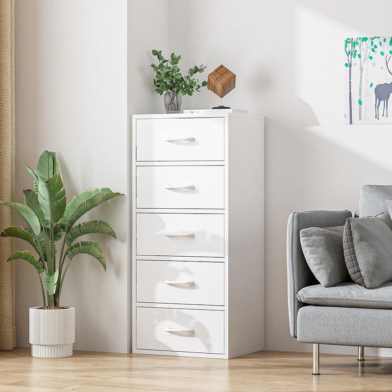 Contemporary Matte Finish Dresser Bedroom Wood Storage Chest